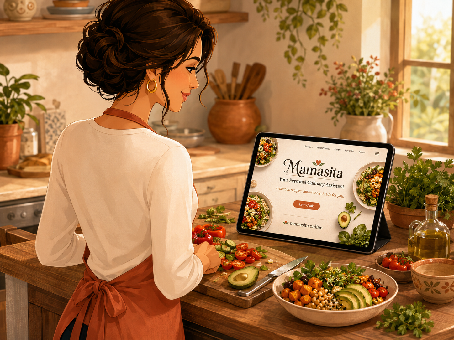 Баннер диетологической платформы Mamasita